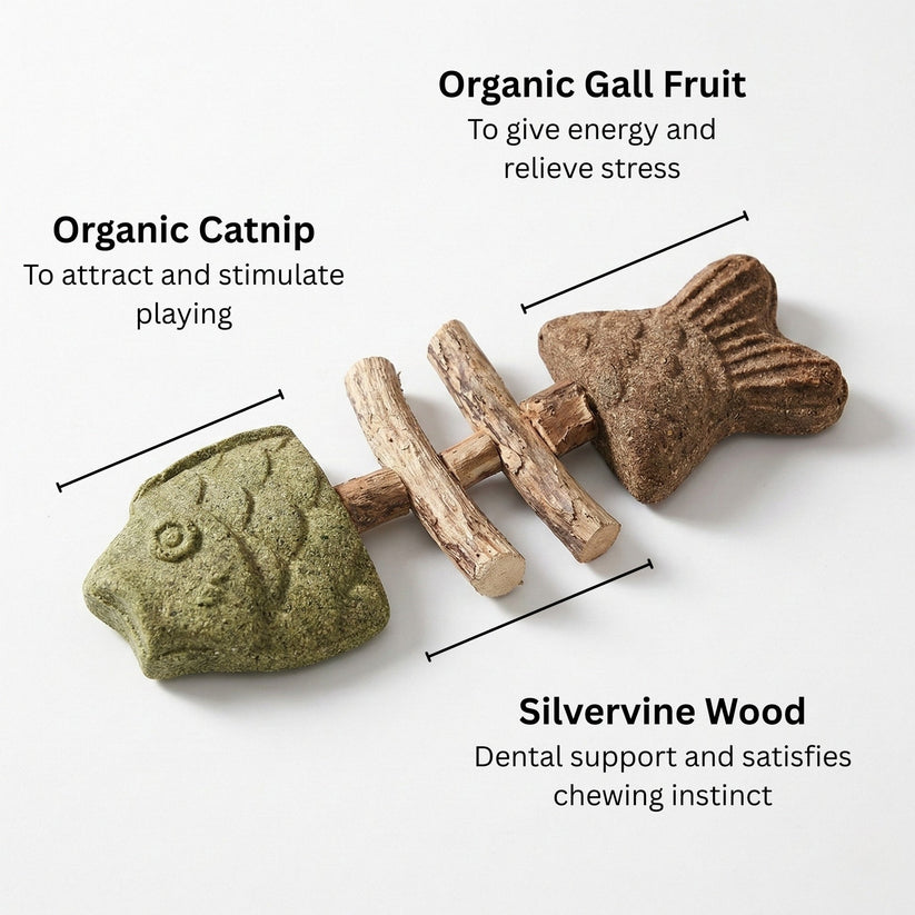 LBMLBM™ Catnip & Silvervine Chew