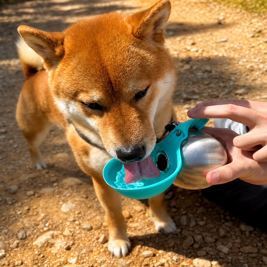LBMLBM™ 2-in-1 Dog Travel Water Bottle-One Bottle. Easier Dog Walks.