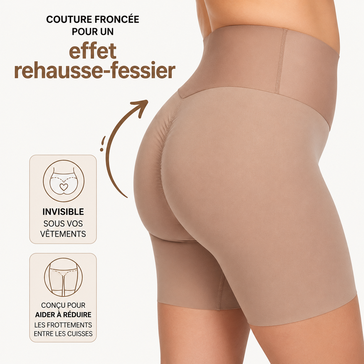 Svelina™ – Short Gainant Invisible Taille Haute