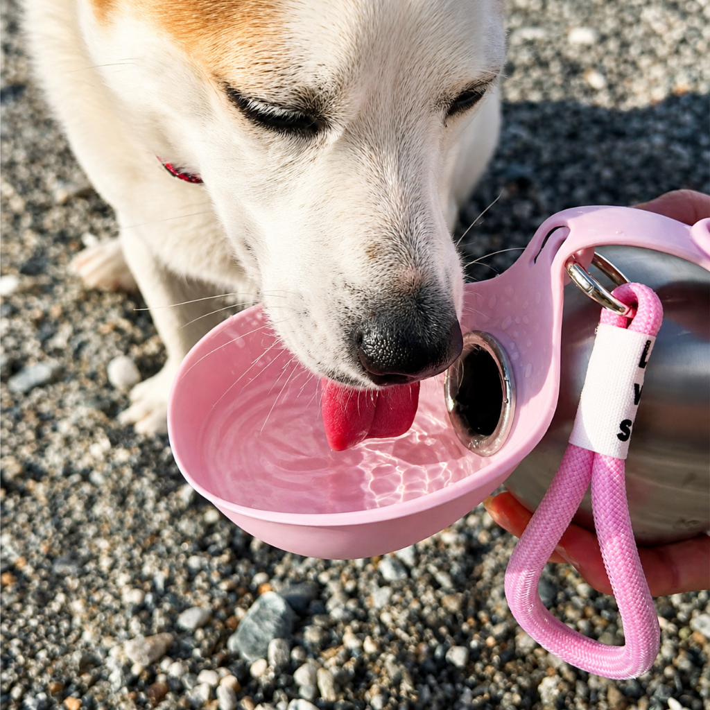 LBMLBM™ 2-in-1 Dog Travel Water Bottle-One Bottle. Easier Dog Walks.