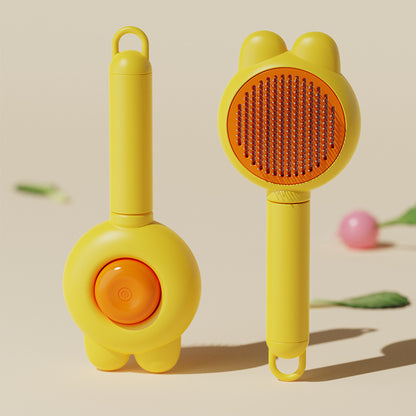 🔥Self-cleaning Pet Flea Comb Grooming Brush