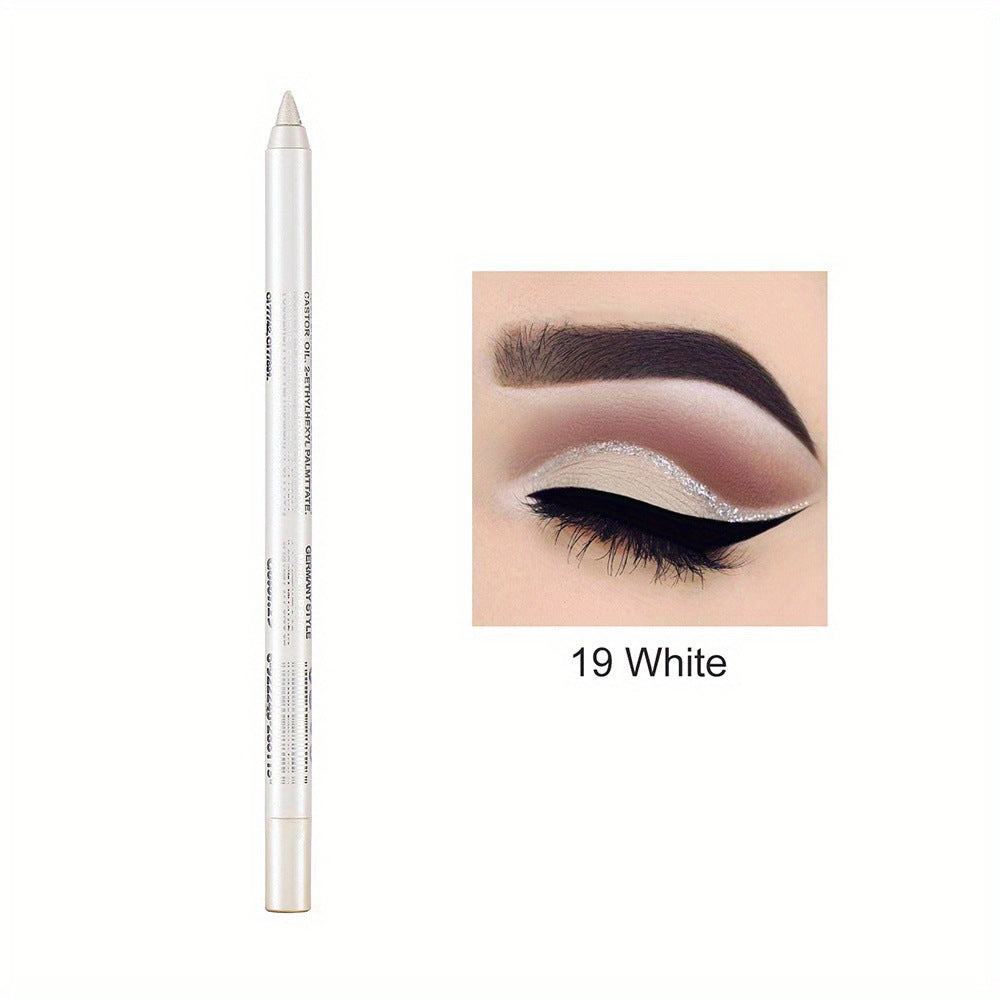 LBMLBM™ Eyeliner Pencil Waterproof Colored Paste Liners with Metallic & Shimmer Finishes Smudge-Proof