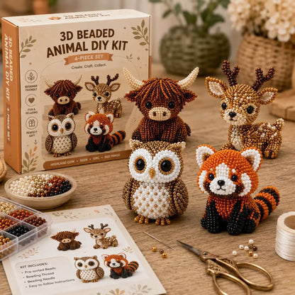 ✨ Creative Beaded Mini World 3D DIY Kit Collection-Build Your Own Tiny Beaded World