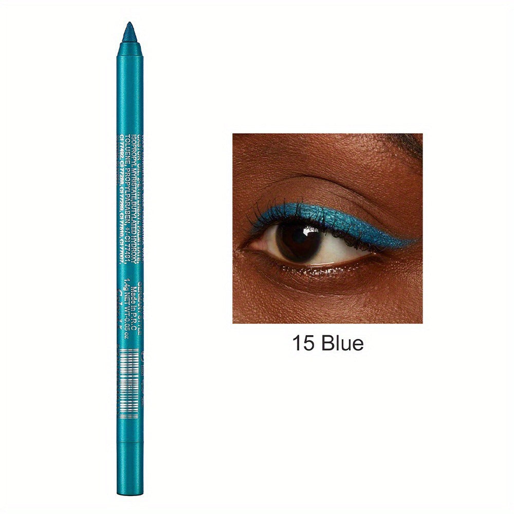 LBMLBM™ Eyeliner Pencil Waterproof Colored Paste Liners with Metallic & Shimmer Finishes Smudge-Proof