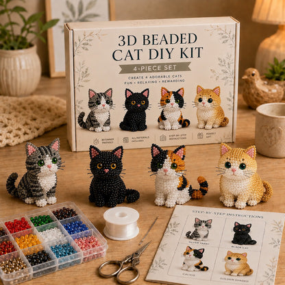 ✨ Creative Beaded Mini World 3D DIY Kit Collection-Build Your Own Tiny Beaded World