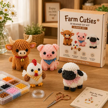 ✨ Creative Beaded Mini World 3D DIY Kit Collection-Build Your Own Tiny Beaded World