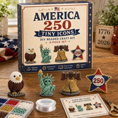 ✨ Creative Beaded Mini World 3D DIY Kit Collection-Build Your Own Tiny Beaded World