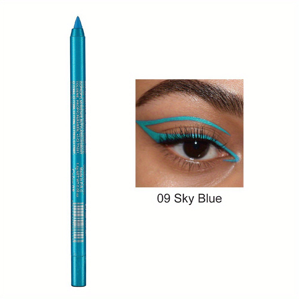 LBMLBM™ Eyeliner Pencil Waterproof Colored Paste Liners with Metallic & Shimmer Finishes Smudge-Proof