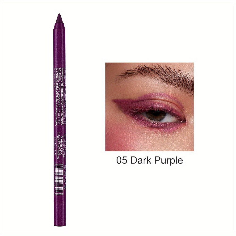 LBMLBM™ Eyeliner Pencil Waterproof Colored Paste Liners with Metallic & Shimmer Finishes Smudge-Proof