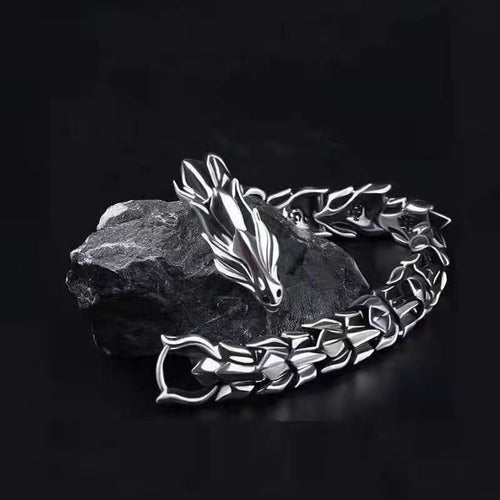 🔥Limited-Time Dragon Head Bracelet Sale🐉-Unleash the Dragon’s Power, Wear Strength & Style🎁