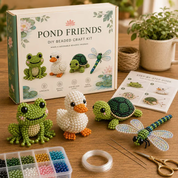 ✨ Creative Beaded Mini World 3D DIY Kit Collection-Build Your Own Tiny Beaded World