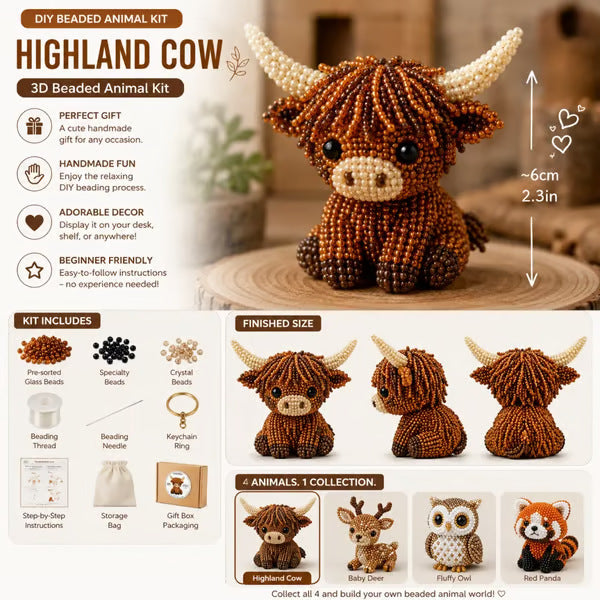 ✨ Creative Beaded Mini World 3D DIY Kit Collection-Build Your Own Tiny Beaded World