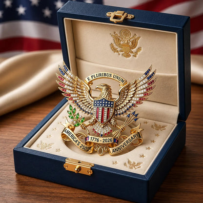 US 250th Anniversary Brooch Pin-A meaningful commemorative pin