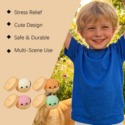 LBMLBM™Cute Dumpling Squeeze Toy-Squeeze away stress anytime, anywhere