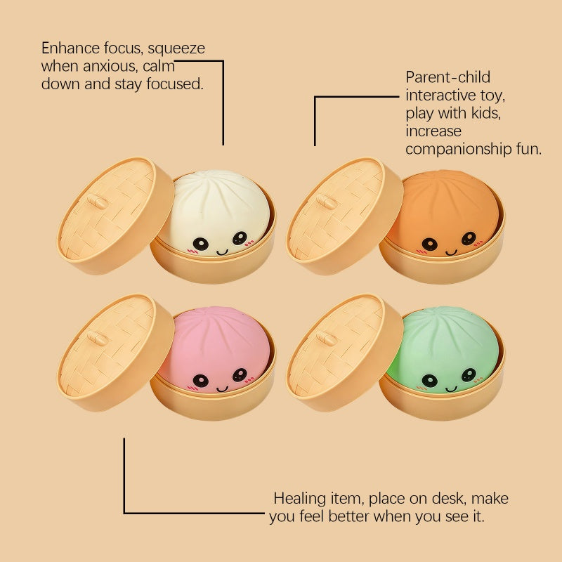 LBMLBM™Cute Dumpling Squeeze Toy-Squeeze away stress anytime, anywhere